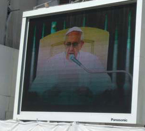 Emozione per la visita a Papa Francesco