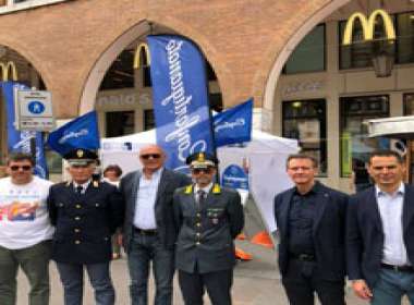 Svolta in Piazza Trento Trieste a Ferrara la campagna “Più Sicuri Insieme”