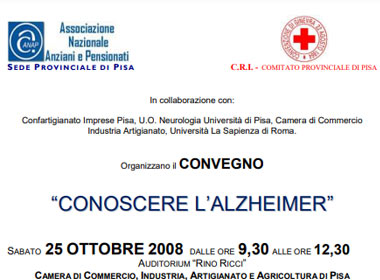 Conoscere l’Alzheimer: convegno ANAP Confartigianato Pisa