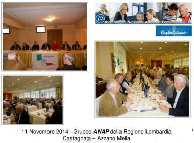 11 Novembre 2014 – Gruppo ANAP della Regione Lombardia Castagnata – Azzano Mella