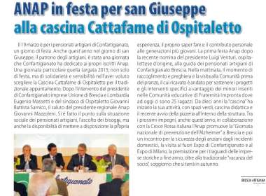 Festa di San Giuseppe Gruppo ANAP Brescia – 19 marzo 2015