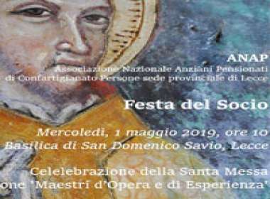 Festa Socio Anap Lecce e premiazione Maestri d'Opera e d'Esperienza