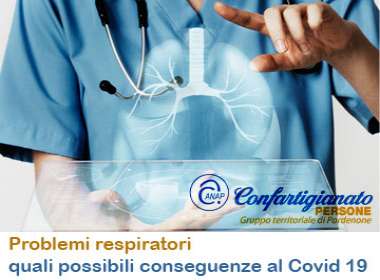 Problemi respiratori quali possibili conseguenze al Covid-19