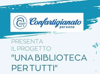 Una Biblioteca per Tutti progetto di ANAP Confartigianato Rieti