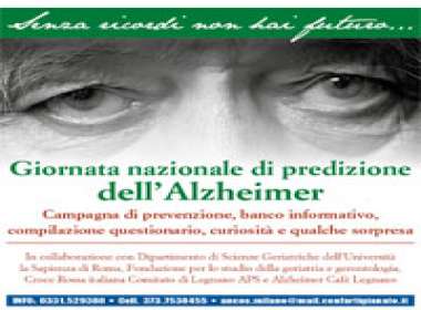 Sabato 29 Aprile per la Giornata nazionale di prevenzione dell'Alzheimer