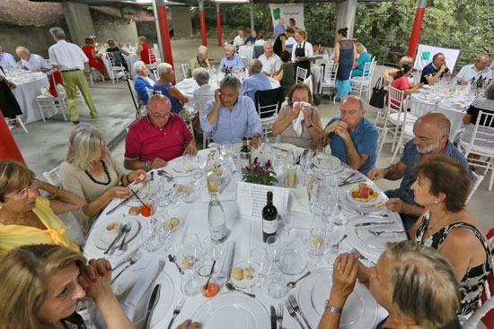 La tradizionale cena estiva per i soci Anap Lecco