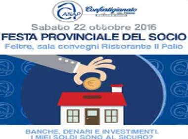 Festa Provinciale del Socio – Sabato 22 Ottobre 2016