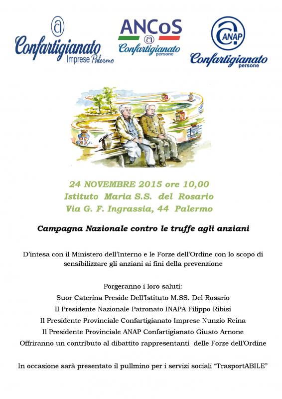 Campagna di informazione sulle truffe agli anziani