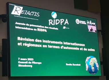 L'Anap a Strasburgo per il Progetto Ridpa sul Covid-19 e gli anziani riflessioni per politiche di invecchiamento attivo e welfare di prossimità