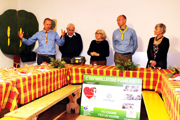 Donato un defibrillatore alla Base Scout Ugo Ferrarese