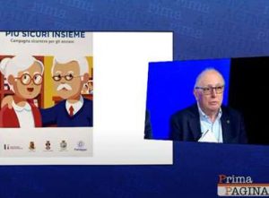 Più Sicuri Insieme la Campagna contro le truffe agli anziani a Prima Pagina su TV1