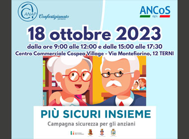 A Terni la giornata di sensibilizzazione contro le truffe agli anziani