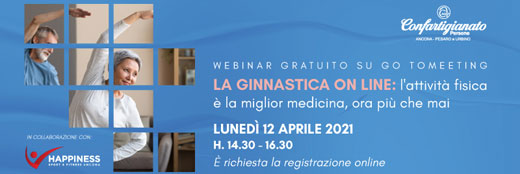 La Ginnastica Online: Webinar gratuito