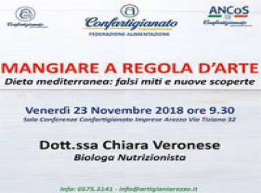 Nuovo Convegno “Mangiare a regola d’arte”