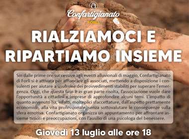 Rialziamoci e ripartiamo insieme