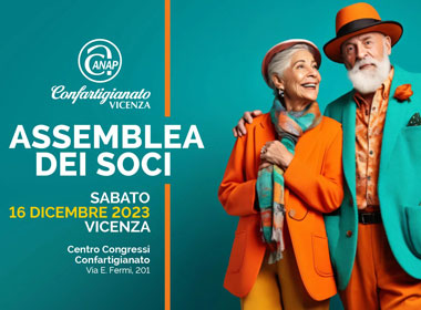 Assemblea Soci ANAP Vicenza: Elezioni, Pensioni e Premiazioni il 16 Dicembre