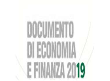 Documento di economia e finanza (DEF 2019) Programma Nazionale di riforme
