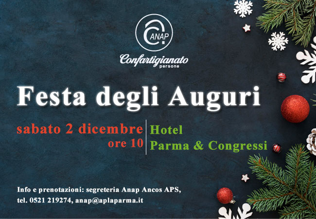 anap parma e le premiazioni de nuovi maestri, concerto benefico e gli auguri di natale