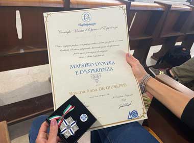 Festa del Socio Anap e premiazione Maestri d’Opera ed Esperienza