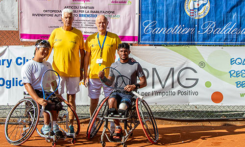 alceste bartoletti presidente anap cremona torneo internazionale tennis carrozzina