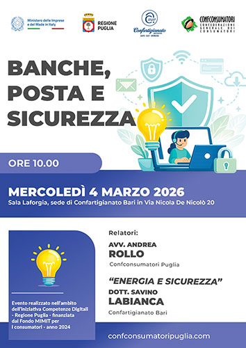 banche posta e sicurezza