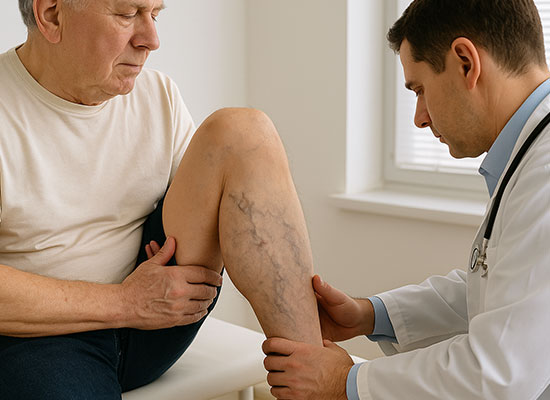 capillari rotti gambe medico