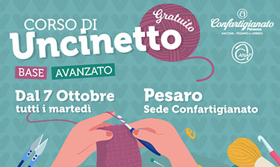 corso di uncinetto base e avanzato e di amigurumi gratuito per over 60