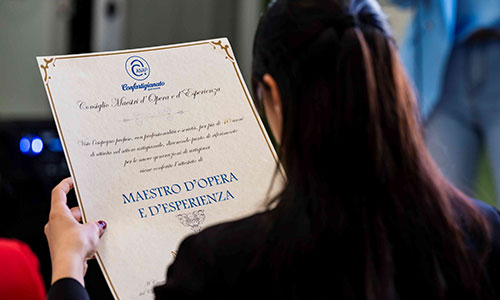 diploma maestro d'opera