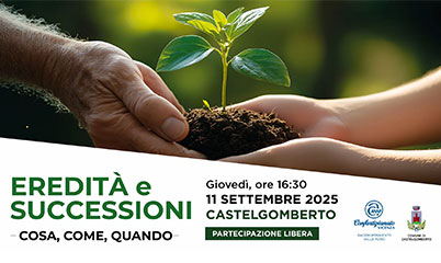 eredità e successioni incontro gratuito a castelgomberto