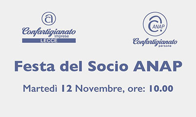Festa del Socio ANAP Confartigianato Lecce