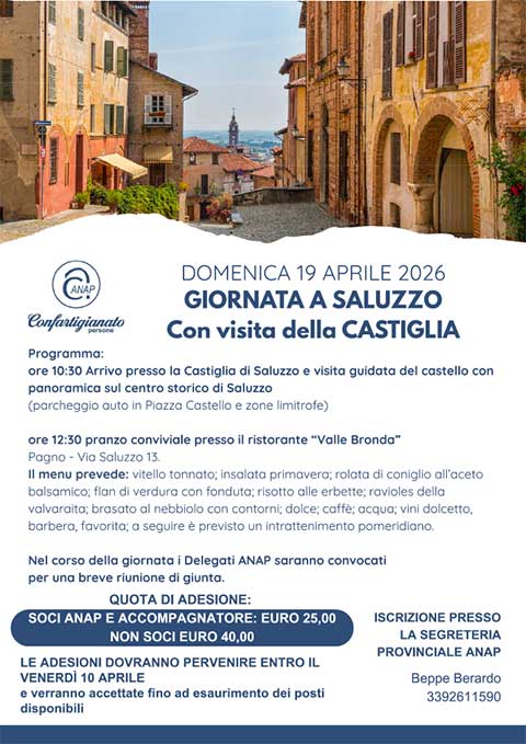 locandina programma giornata saluzzo anap cuneo