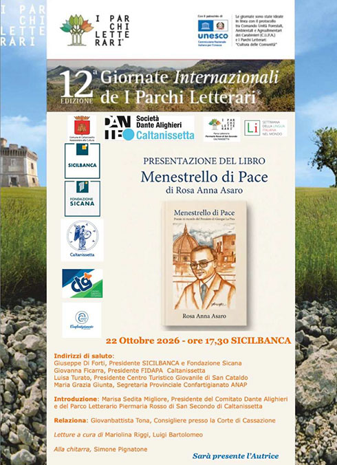 programma incontro presentazione libro menestrello di pace