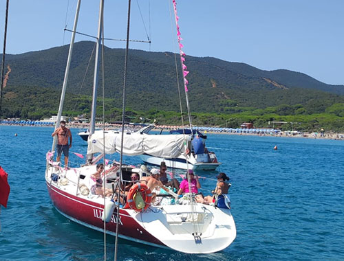 gita in barca donne operate seno