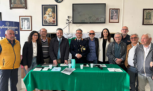 Incontro ANAP Enna e forze dell'ordine