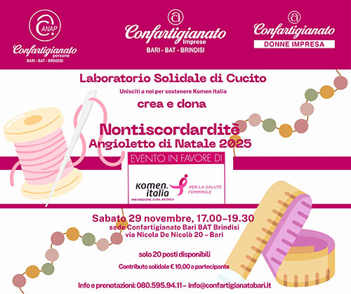konen laboratorio solidale cucito prevenzione tumori