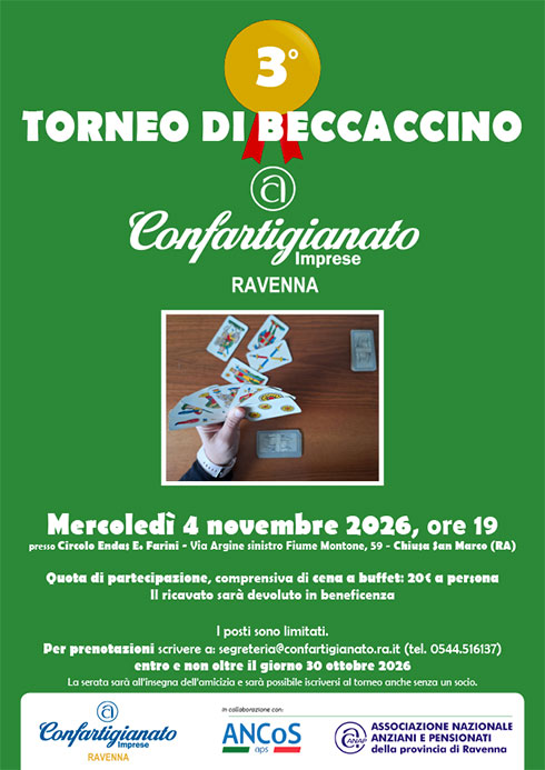 terzo torneo di beccaccino