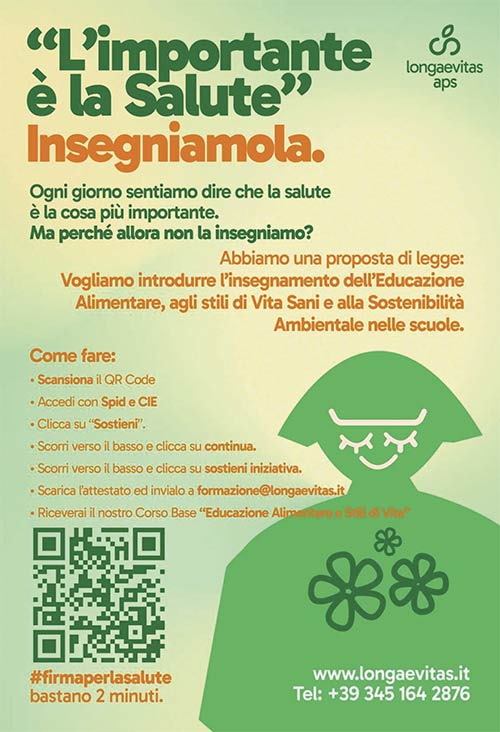 qrcode raccolta firme longaevitas