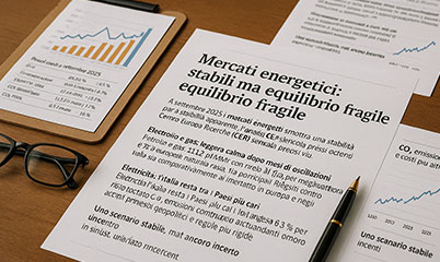 mercati energetici stabili ma fragili dati cer