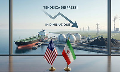 mercati energetici in calo