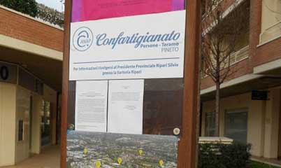 Totem dell'Associazione Anap Teramo