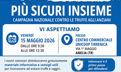 più sicuri insieme incontro amelia