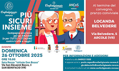 più sicuri insieme sicurezza anziani anap confartigianato verona