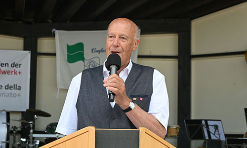 Saluti del presidente Johann Zoggeler