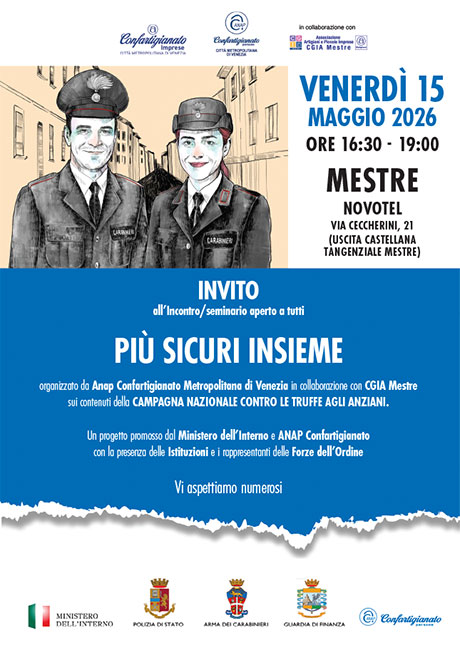 seminario più sicuri insieme mestre