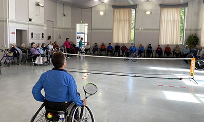tennis in carrozzina rsa cremona solidale