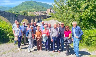 Bobbio e la visita culturale del gruppo pensionati ANAP Confartigianato Lodi